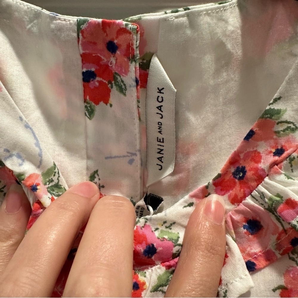 Janie and Jack Floral Blouse - Picture 2 of 5
